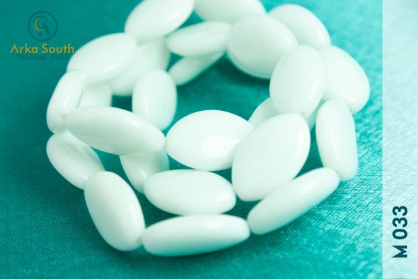 Jade Blanco Corte Marquesa (10x15 MM)