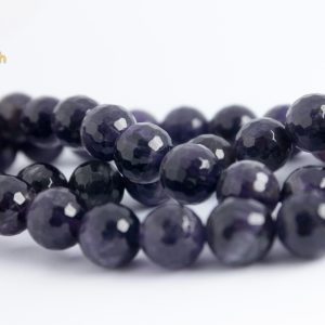 Amatista Oscura Extra Facetada 14 MM 29 UNID x Tira