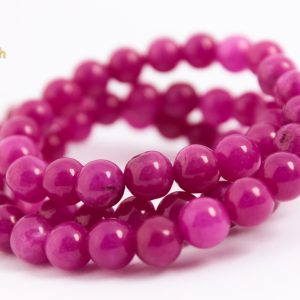 Esferas de Jade Fucsia Liso