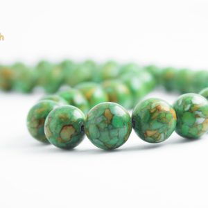 Turquesa Mosaico Verde Redonda 12MM 36 UND x Tira
