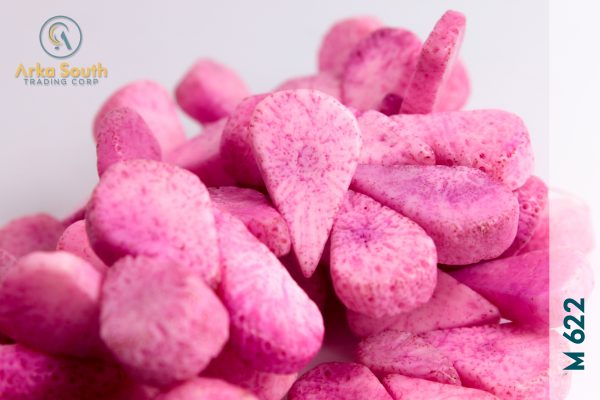 Tira de Cuentas de Coral Natural Fucsia, Gotas 20x10mm (70 pzas)